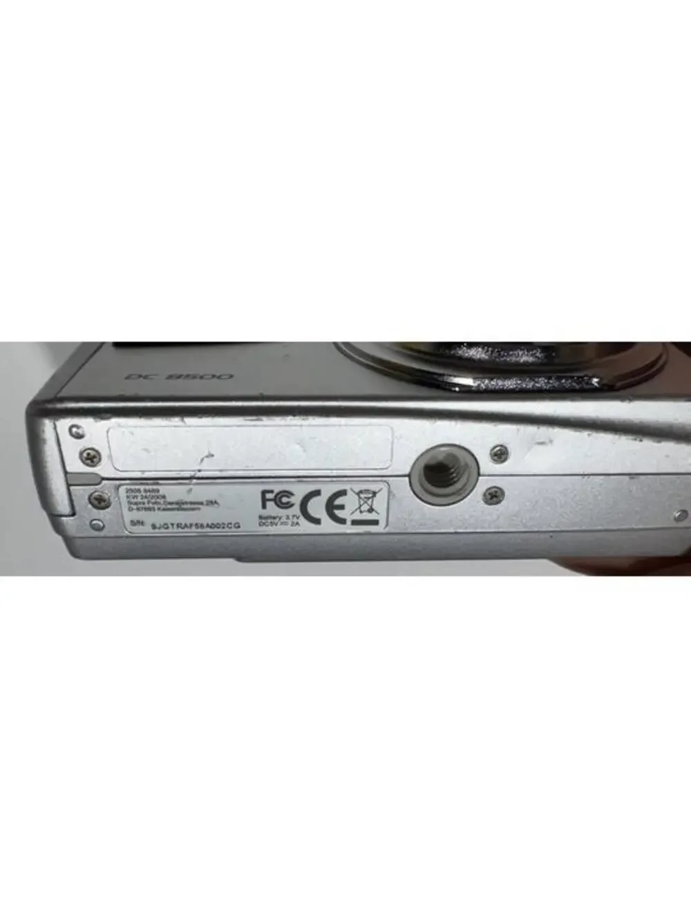 TRAVELER DC 8500 8.0MP Digital Camera 5x Optical Zoom Silver WORKS